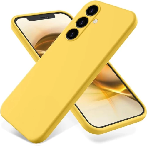 TechWave Soft Silicone case for Samsung Galaxy A34 5G yellow