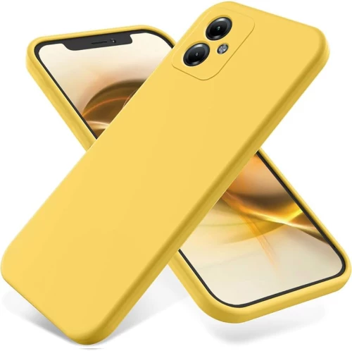 TechWave Soft Silicone case for Motorola Moto G54 5G yellow