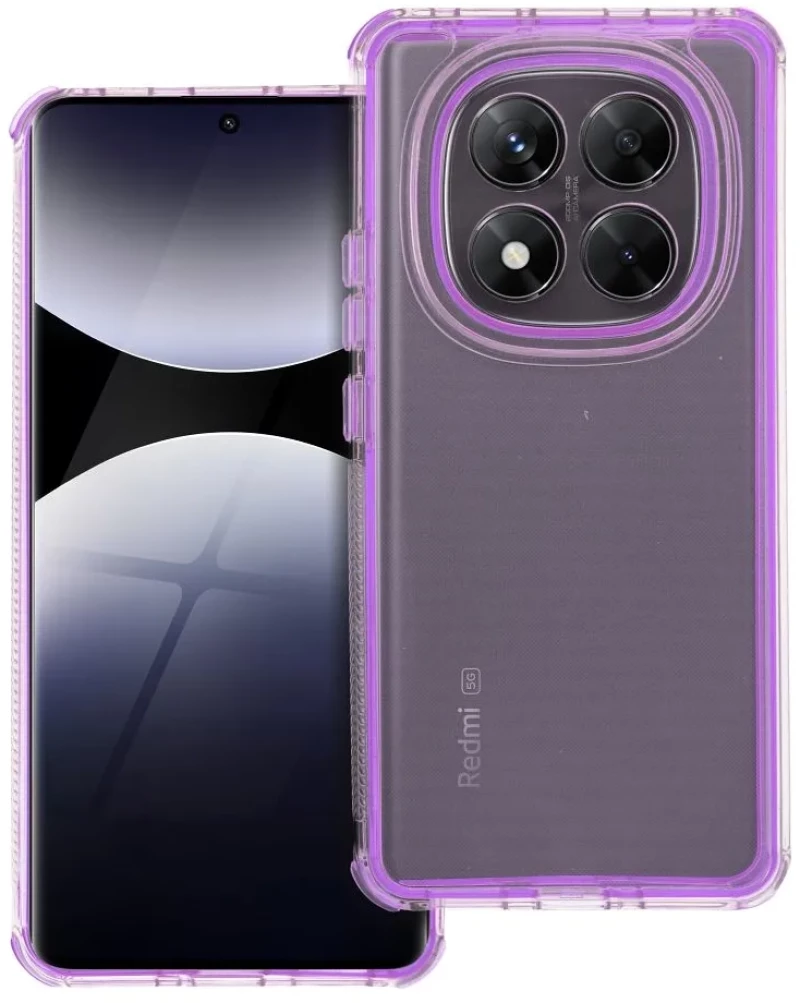 TechWave CrystalGuard case for Xiaomi Redmi Note 14 Pro 5G / 14 Pro+ 5G violet