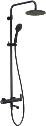 Στήλη Ντους με Αναμεικτική Μπαταρία MODEA IRIDA 00-02958/B Μαύρο