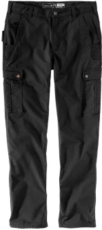 Παντελόνι Εργασίας Relaxed Ripstop Cargo Black Μαύρο Carhartt 105461-N04