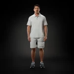 Musto Evo Crew Sunblock Short-Sleeve Polo Ανδρικό Platinum