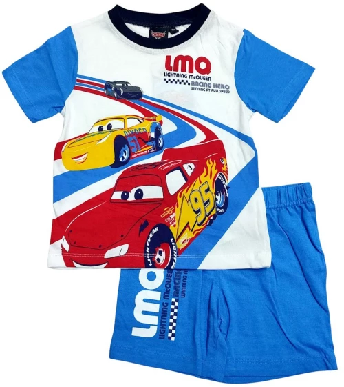 ΠΙΤΖΑΜΑ ΑΓΟΡΙ DISNEY MCQUEEN EV2010 ΜΠΛΕ (3-8 ΕΤΩΝ)