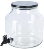 Γυάλινο δοχείο με βρυσάκι 5,2l.
