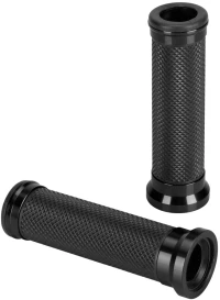 ΧΕΡΟΥΛΙΑ MOTO ALU GRIP  ΜΑΥΡΟ ΧΡΩΜΑ 22mm+25mm 12cm LAMPA - 2 τεμ.