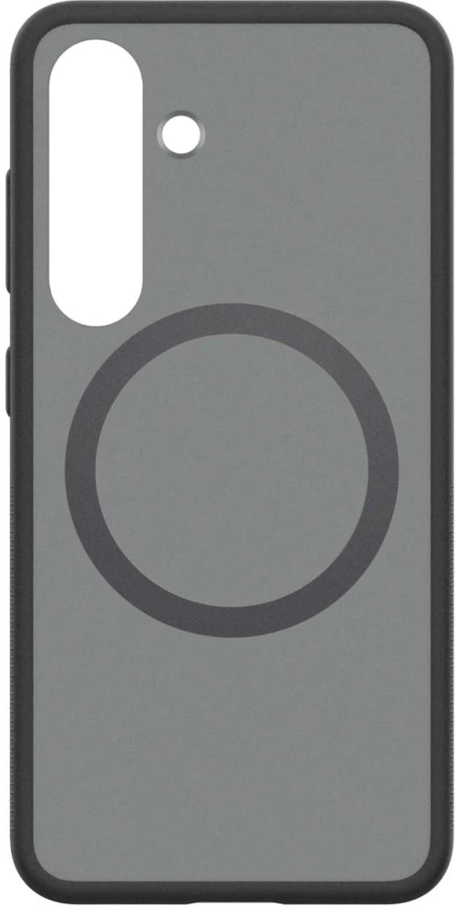 Spigen Capella GP-FPS931PGBJW Silicone Case with MagFit Magnetic Ring for Samsung Galaxy S25 - Black