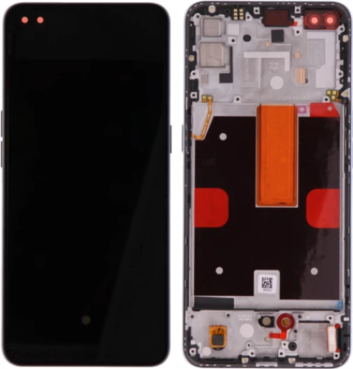 Oppo (4904704) LCD Touchscreen incl. frame - Blue, for model Oppo Reno 4 5G