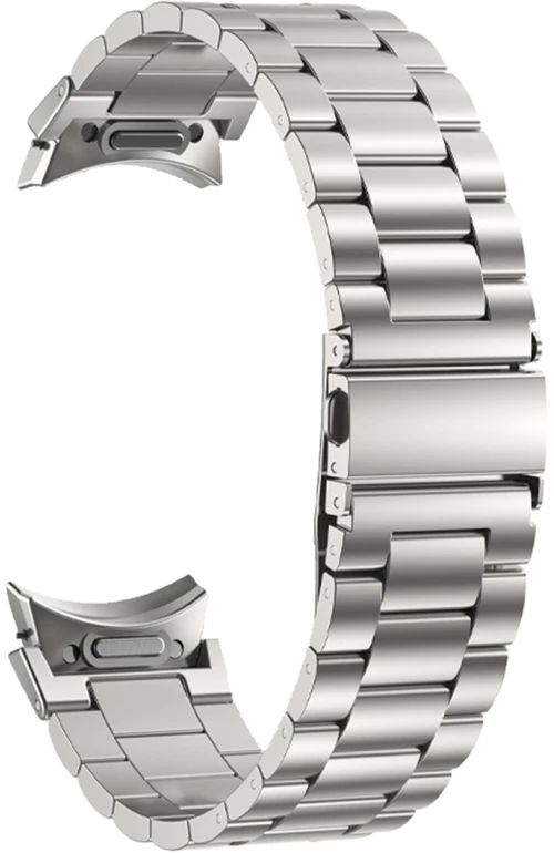 Puro METAL Stainless Steel Strap for Samsung Galaxy Watch 4 / 4 Classic / 5 / 5 Pro / 6 / 6 Classic - Silver