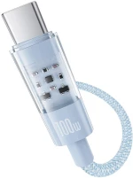 Baseus Gem USB A to USB C fast charging cable 1 m 100 W Blue