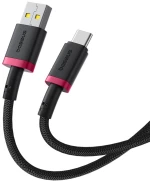 Baseus Dura USB Type A to Type C 60 W fast charging cable 1 m Black, Red