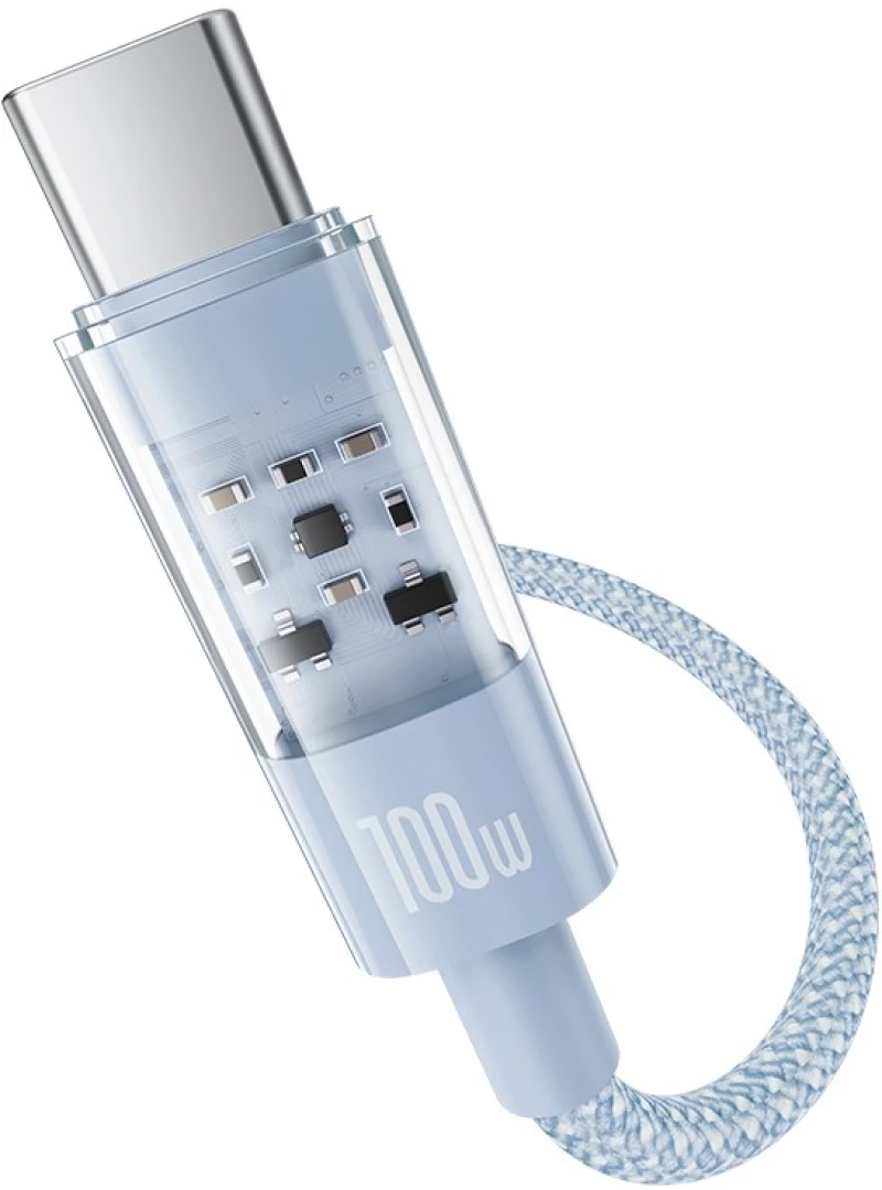 Baseus Gem USB C to USB C fast charging cable 2 m 100 W Blue