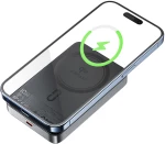 Acefast M11-10000 30W Qi2 Magnetic Power Bank with MagSafe - Black