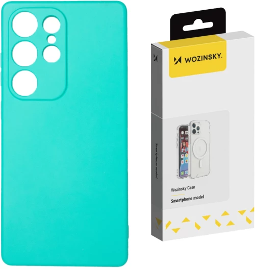 Wozinsky Silicone Case flexible silicone for Samsung Galaxy S25 Ultra - green