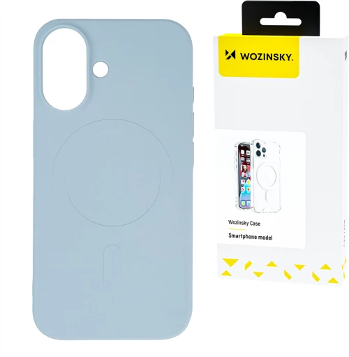 Wozinsky Liquid Silicone Case MagSafe for Samsung Galaxy S24 FE - light blue