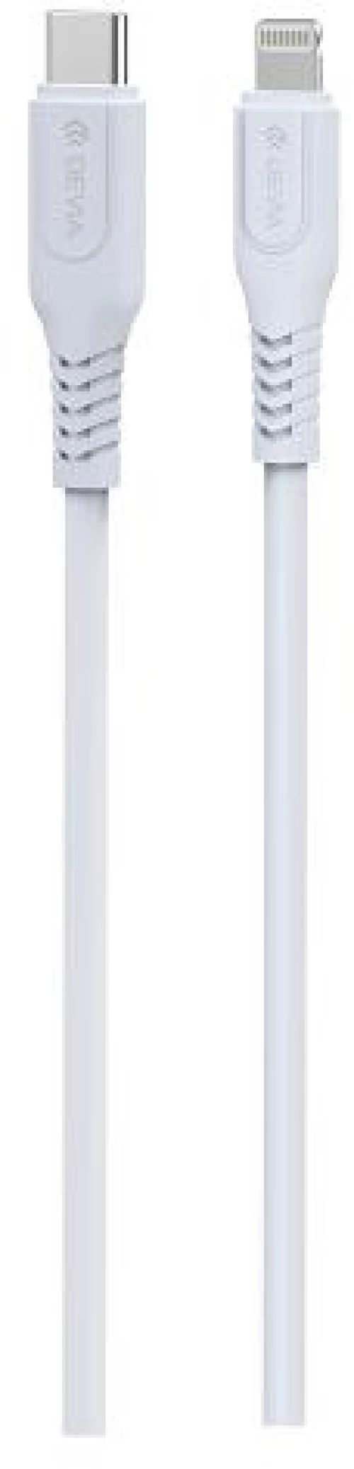 Καλώδιο Σύνδεσης USB 2.0 Enviroment-Friendly Devia EC635 USB C σε Lightning PD 27W 1m GRS Λευκό
