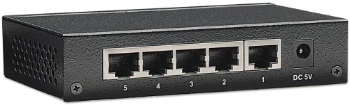 Intellinet 5-Port Gigabit Ethernet Switch, Metal, Box
