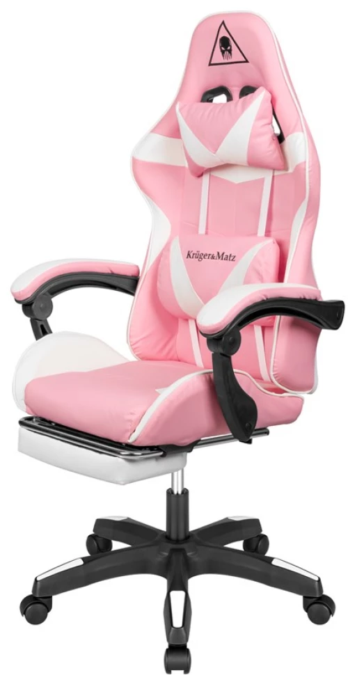 Kruger&Matz GX-150 Gaming Chair White-Pink