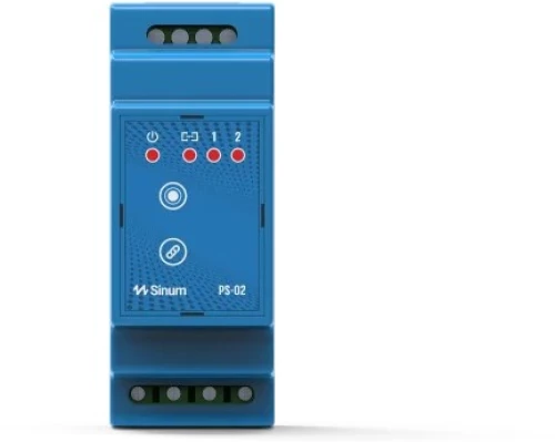 Wireless Din Rail Relay Blue PSZ-02 Tech Controllers