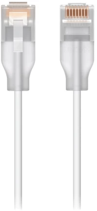 Ubiquiti UACC-Cable-Patch-EL-0.15M-W networking cable Translucent, White Cat6