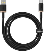 Baseus Dura USB Type A to Type C 60 W fast charging cable 2 m Black, Gold