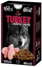 ALPHA SPIRIT Turkey natural snacks - treat for dogs - 80g