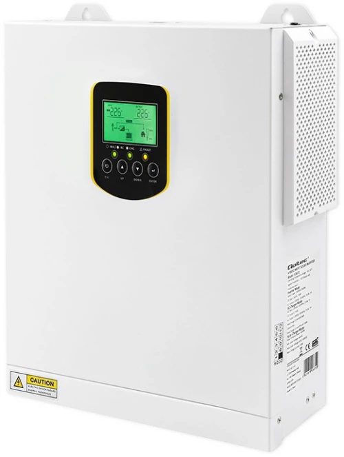 Qoltec Hybrid Off-Grid Solar Inverter 2.5kVA | 2.5kW | 100A | MPPT | LCD | BMS | Sine