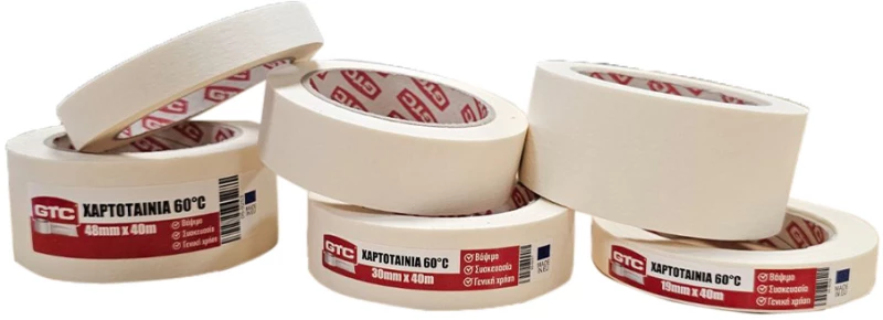 GTC ΧΑΡΤΟΤΑΙΝΙΑ ΛΕΥΚΗ 48mm*40m