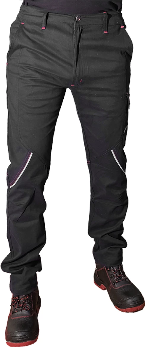 GTC Παντελόνι Εργασίας Theseus Stretch με ελαστίνη Μαύρο No.S