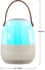 Ηχεἰο Kisonli LP-6S  Bluetooth  SD  FM  AUX  RGB  Διαφορετικα χρωματα - 22279
