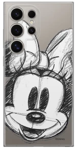 Disney Case Samsung Galaxy S24 Ultra Minnie Partial Print Sketch Transparent