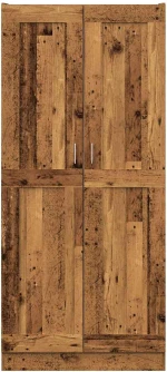 vidaXL Ντουλάπι Όψη Παλαιού Ξύλου 82,5x30,5x185 εκ. Επεξεργασμένο Ξύλο