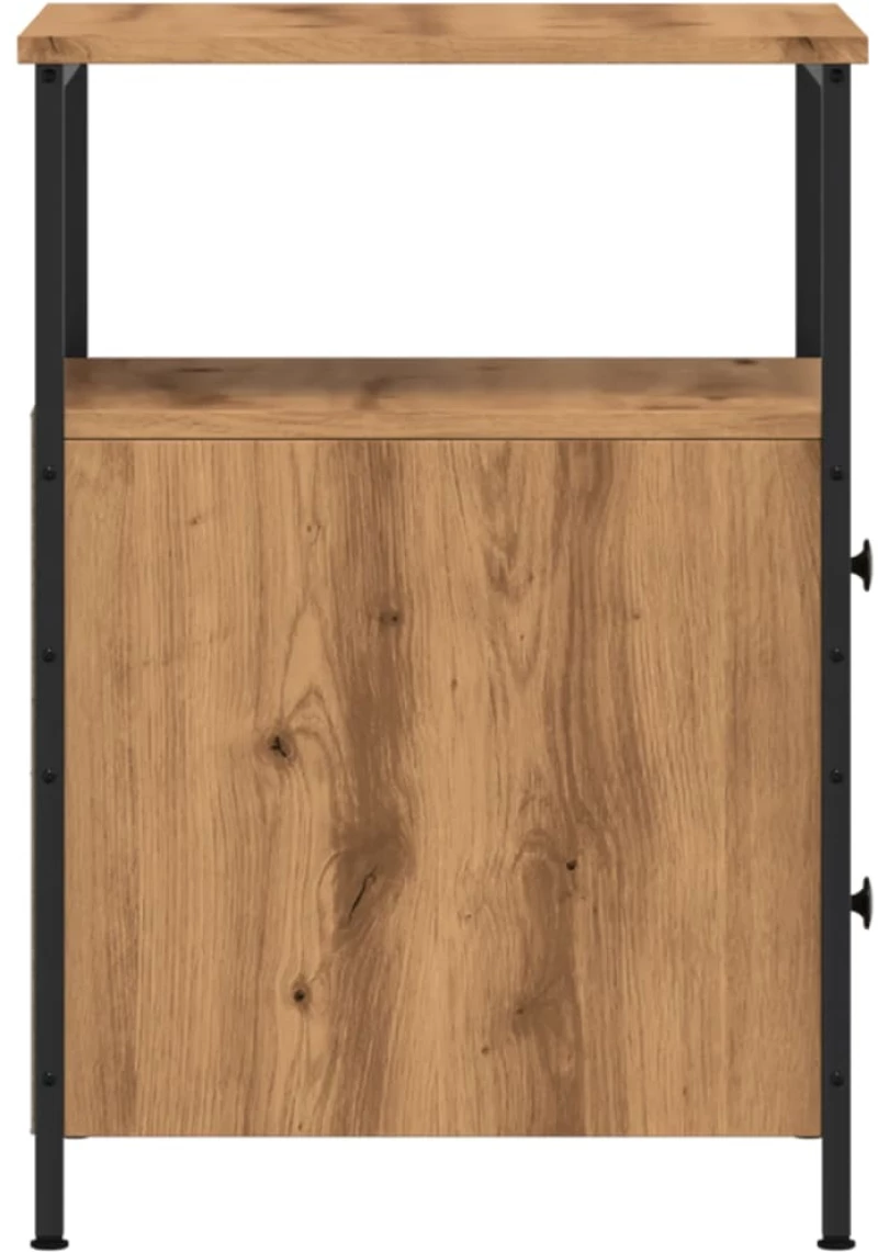 vidaXL Κομοδίνα 2 τεμ Artisan Oak 34x35,5x50 cm Κατασκευασμένο ξύλο