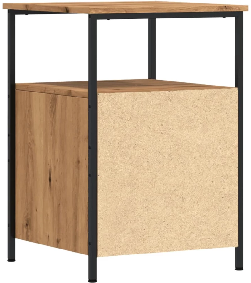 vidaXL Κομοδίνα 2 τεμ Artisan Oak 34x35,5x50 cm Κατασκευασμένο ξύλο