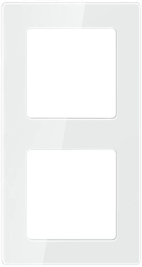 Double frame socket Avatto N-TS10-Frame-W2 (white)