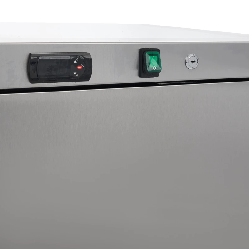 Fridge - 400L - 4 Adjustable Shelves - Stainless Steel