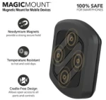 Scosche MAGVNT2 MagicMount™ Μαγνητική Βάση Smartphone Αεραγωγού Black