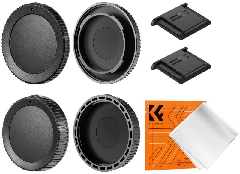 K&F Concept SKU.2229 Body Cap & Rear Lens Cap Kit for Nikon Z-mount