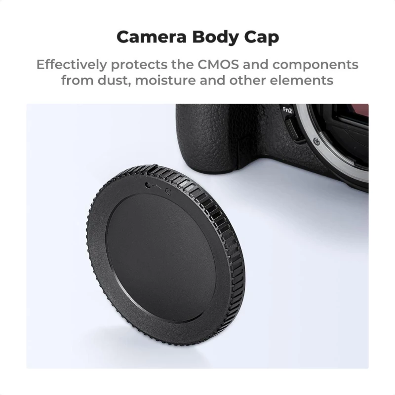 K&F Concept SKU.2229 Body Cap & Rear Lens Cap Kit for Nikon Z-mount