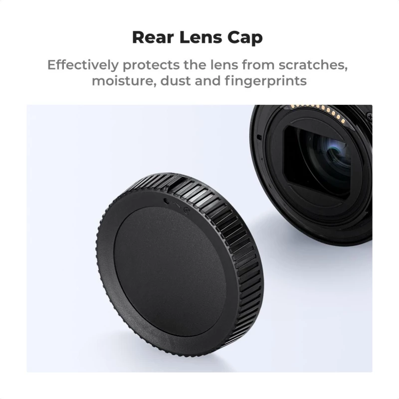K&F Concept SKU.2229 Body Cap & Rear Lens Cap Kit for Nikon Z-mount