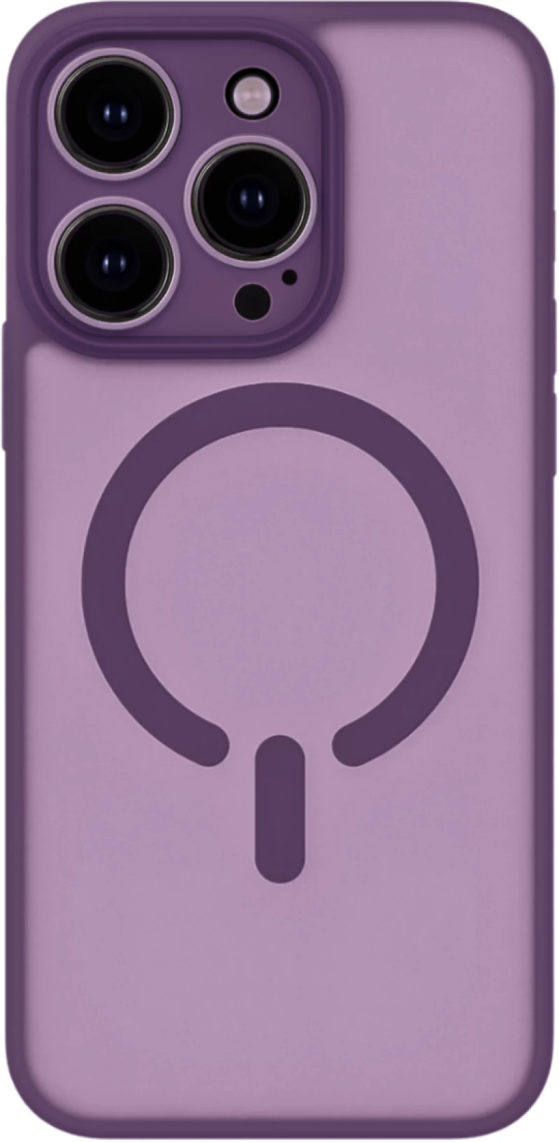ObaStyle Semiclear Ματ Θήκη MagSafe για iPhone 16 Pro Max - Μωβ