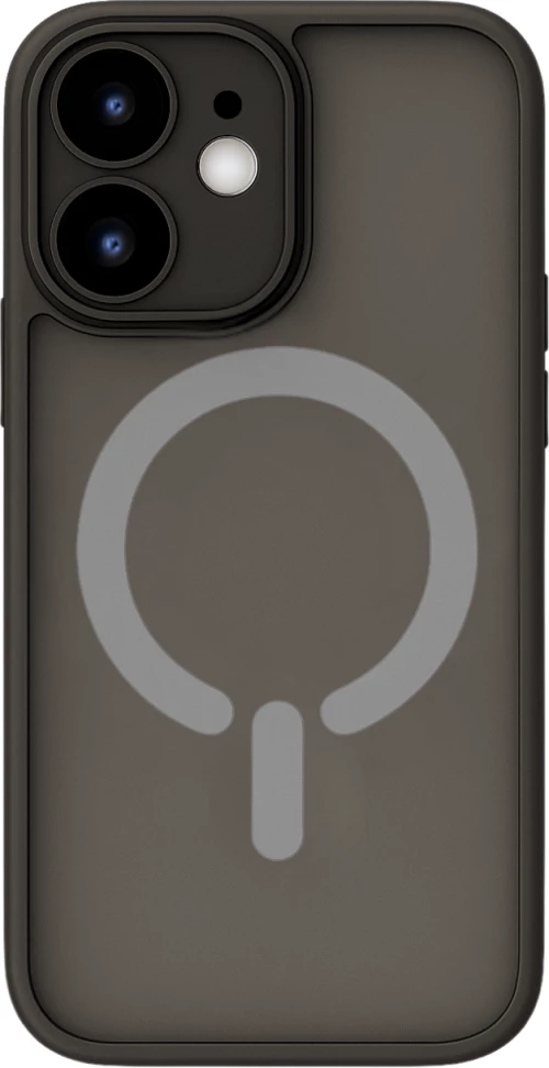 ObaStyle Semiclear Ματ Θήκη MagSafe για iPhone 11 - Μαύρο