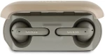 Guess Elongated Metallic Classic Printed Logo True Wireless ENC Earphones Gold - GUTWSC2MCDSD