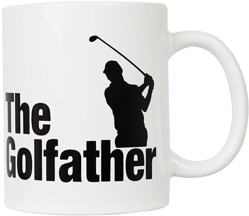 The Source Golfather Mug and Coaster – Κούπα & Σουβέρ Golfather – Σετ Δώρου για Παίκτες του Γκολφ