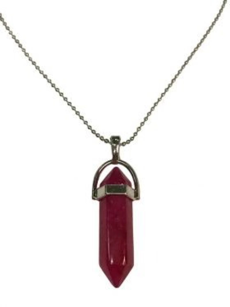 Kostibas 1114-611KJ, Μενταγιόν, Μέταλλο, Πέτρα, Μωβ