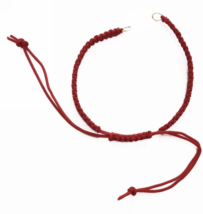 Kostibas 3839-032DX, Για βραχιόλι, Σχοινί, Μπορντό, 12τμχ