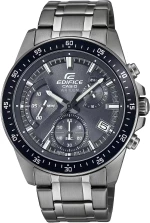 Casio EFV-540DC-1CVUEF, Stainless Steel, Χρονογράφος, Με Μπρασελέ, Ασημί