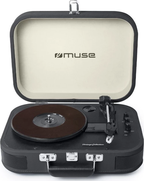 Muse MT-201DG Φορητό Πικάπ σε βαλίτσα με Bluetooth και USB μαυρο