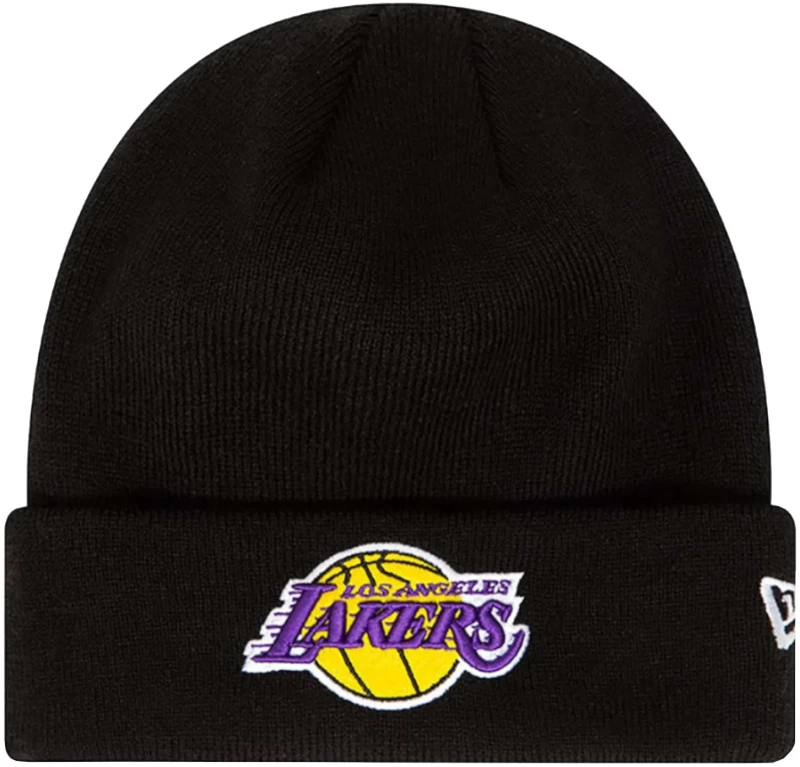 New Era Essential Cuff Beanie Los Angeles Lakers Hat 60348856