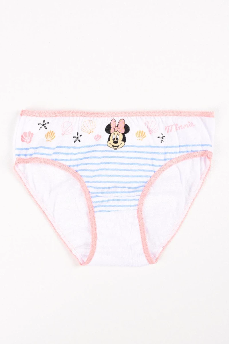 Σετ κυλοτάκια 3τμχ. κορίτσι "Minnie Mouse summertime" ροζ-φούξια-λευκό