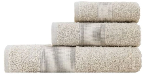 Πετσέτα Oasis Beige Nima Προσώπου 50x90cm 100% Βαμβάκι